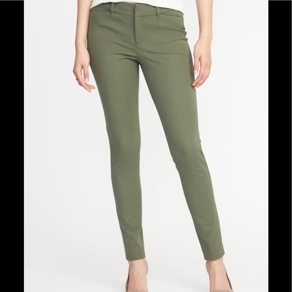 Old Navy Mid-Rise Pixie Full-Length Pants